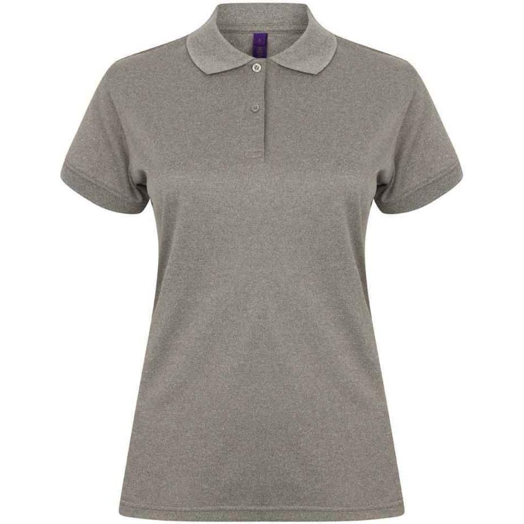 Henbury Ladies Coolplus® Wicking Piqué Polo Shirt