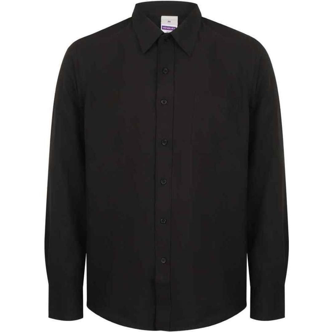 Henbury Long Sleeve Wicking Shirt