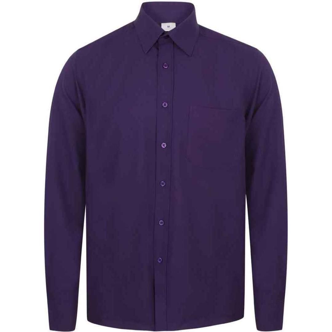 Henbury Long Sleeve Wicking Shirt