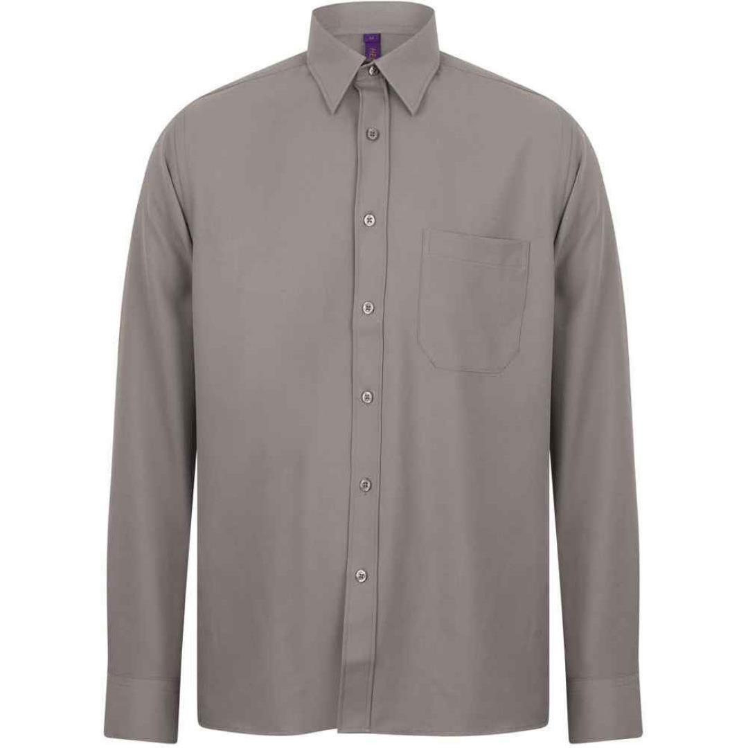 Henbury Long Sleeve Wicking Shirt