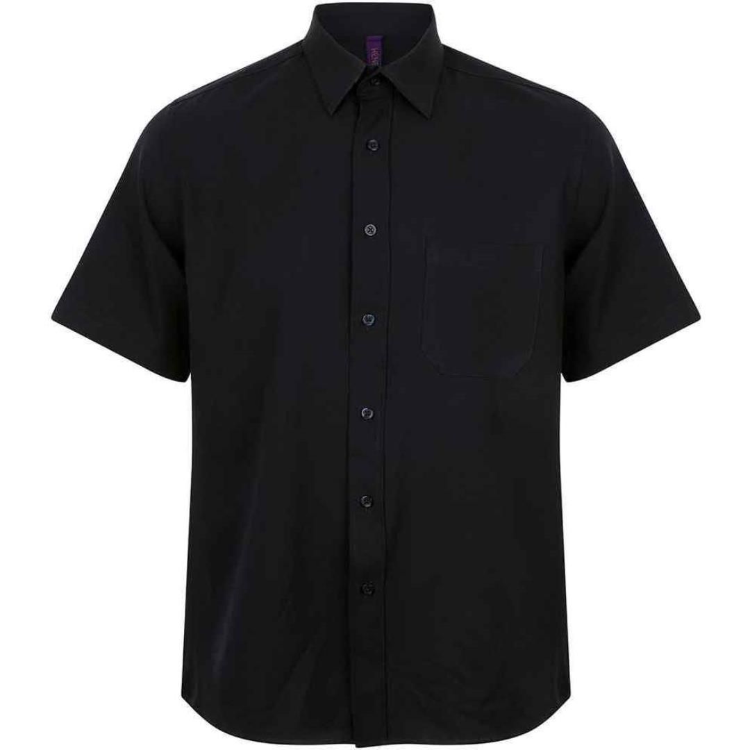 Henbury Short Sleeve Wicking Shirt