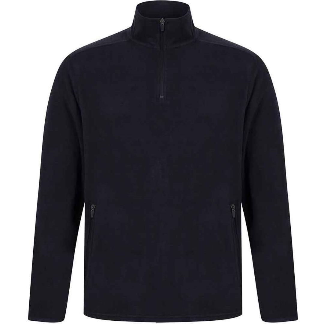 Henbury Zip Neck Micro Fleece