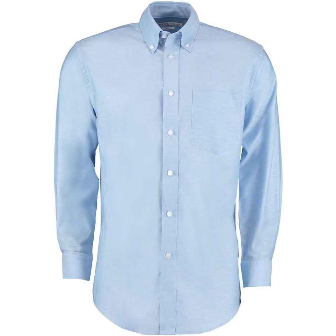 Kustom Kit Long Sleeve Classic Fit Workwear Oxford Shirt