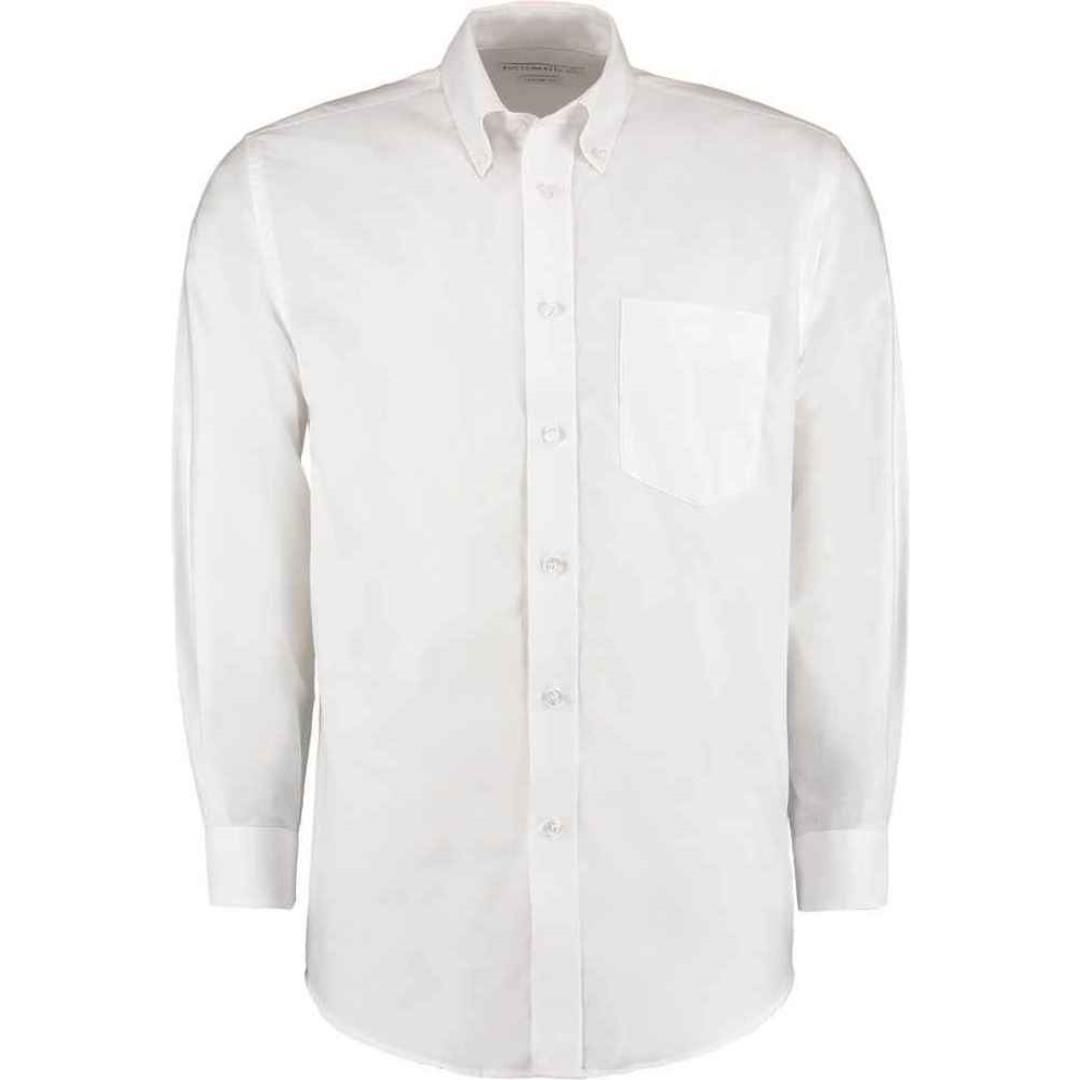 Kustom Kit Long Sleeve Classic Fit Workwear Oxford Shirt