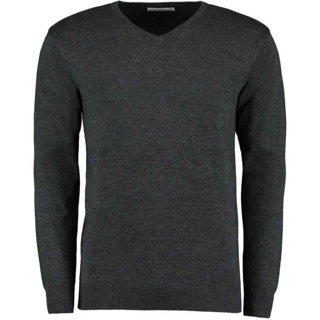 Kustom Kit Arundel Cotton Acrylic V Neck Sweater