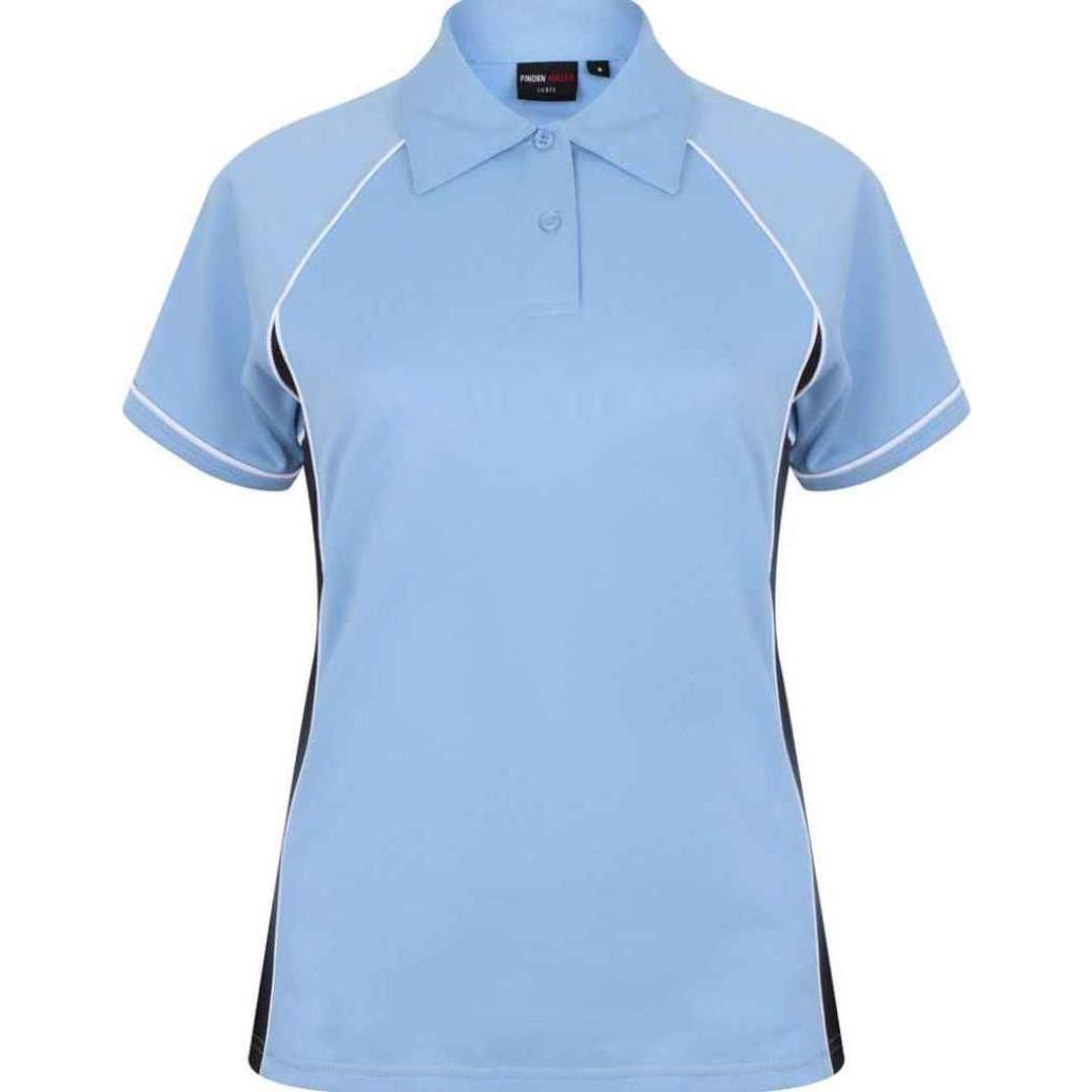 Finden and Hales Ladies Performance Piped Polo Shirt