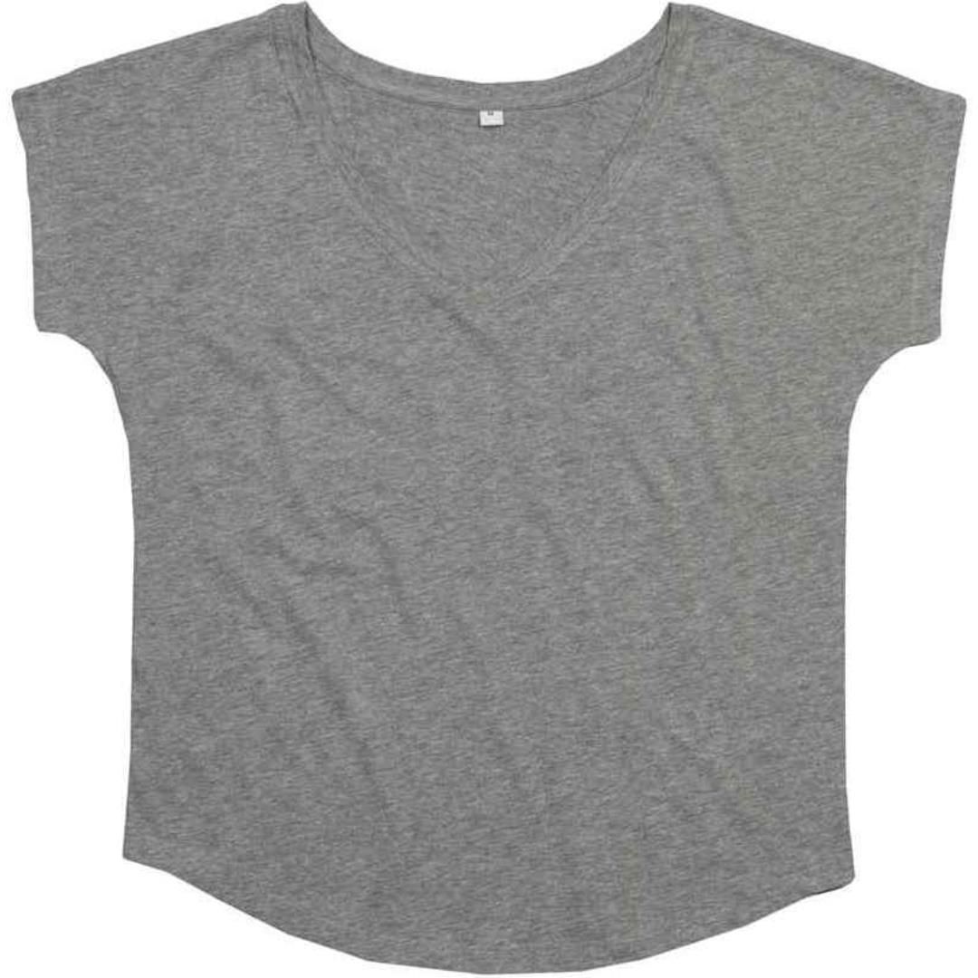 Mantis Ladies Loose Fit V Neck T-Shirt