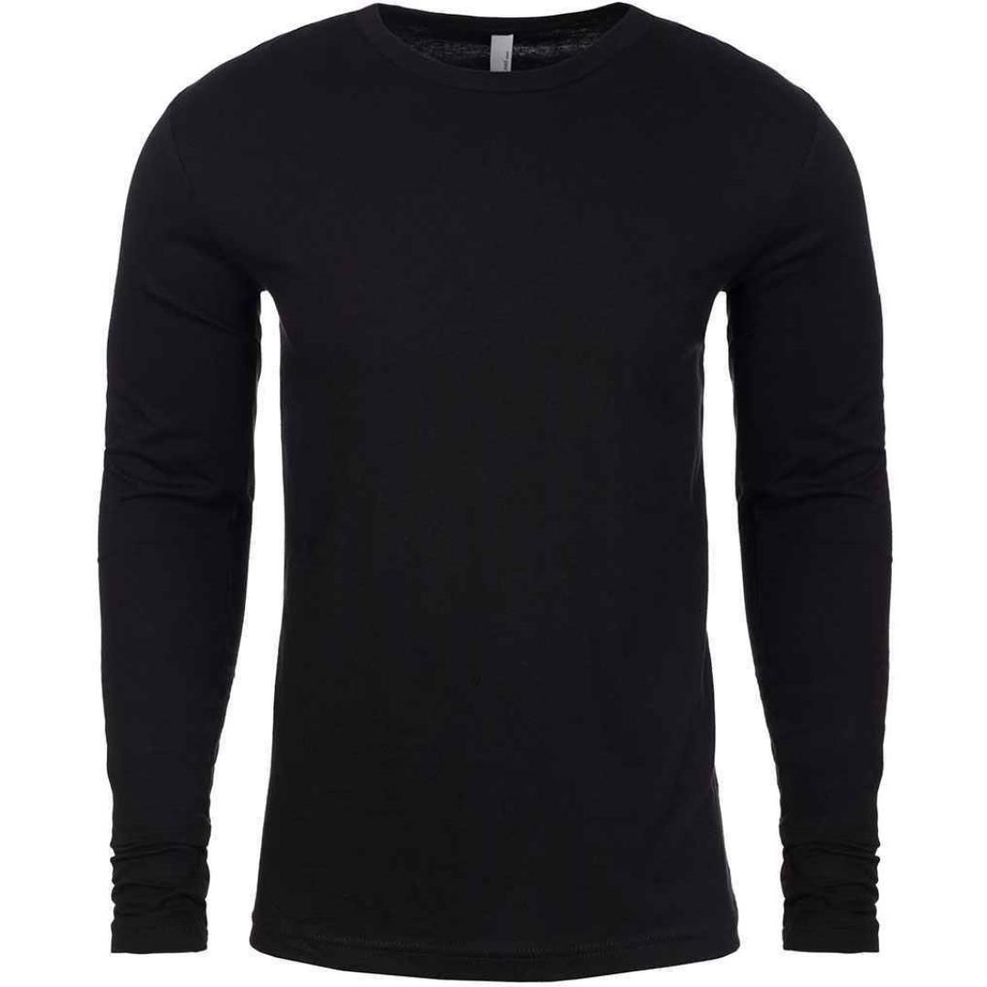 Next Level Apparel Cotton Long Sleeve Crew Neck T-Shirt