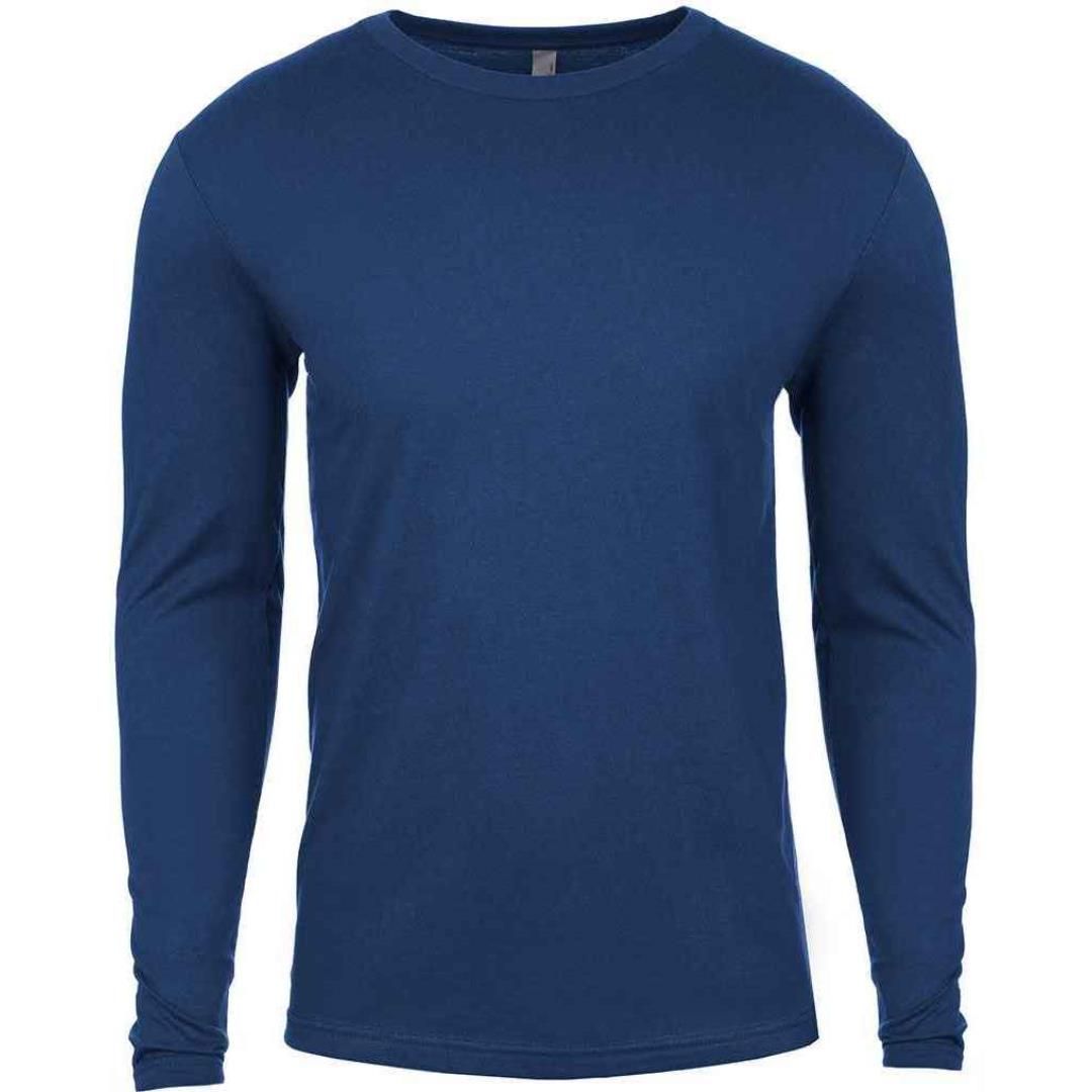 Next Level Apparel Cotton Long Sleeve Crew Neck T-Shirt