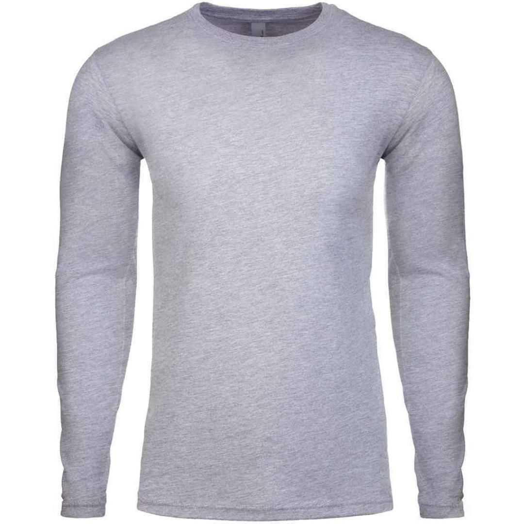 Next Level Apparel Cotton Long Sleeve Crew Neck T-Shirt