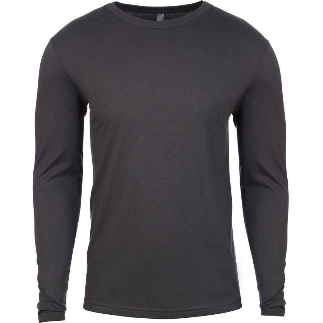 Next Level Apparel Cotton Long Sleeve Crew Neck T-Shirt