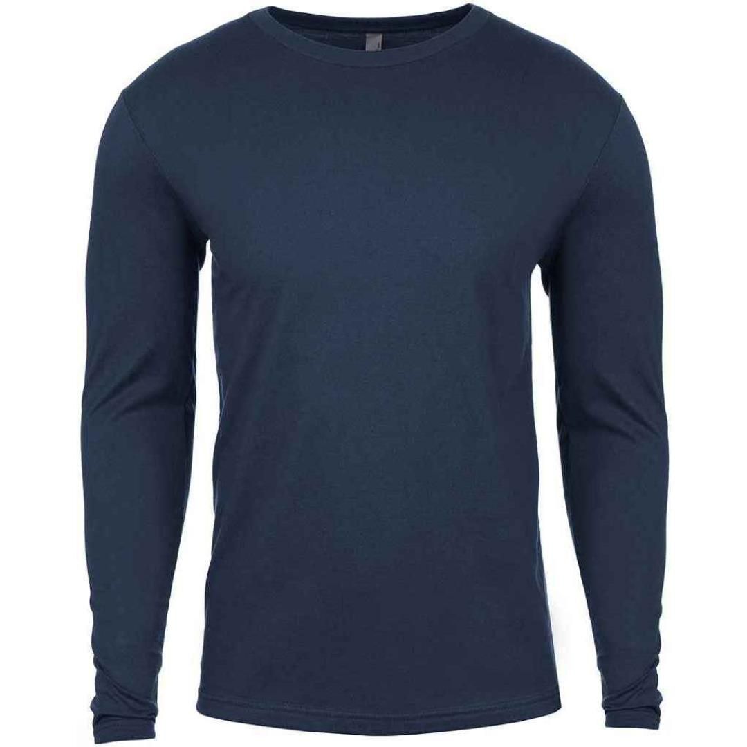 Next Level Apparel Cotton Long Sleeve Crew Neck T-Shirt