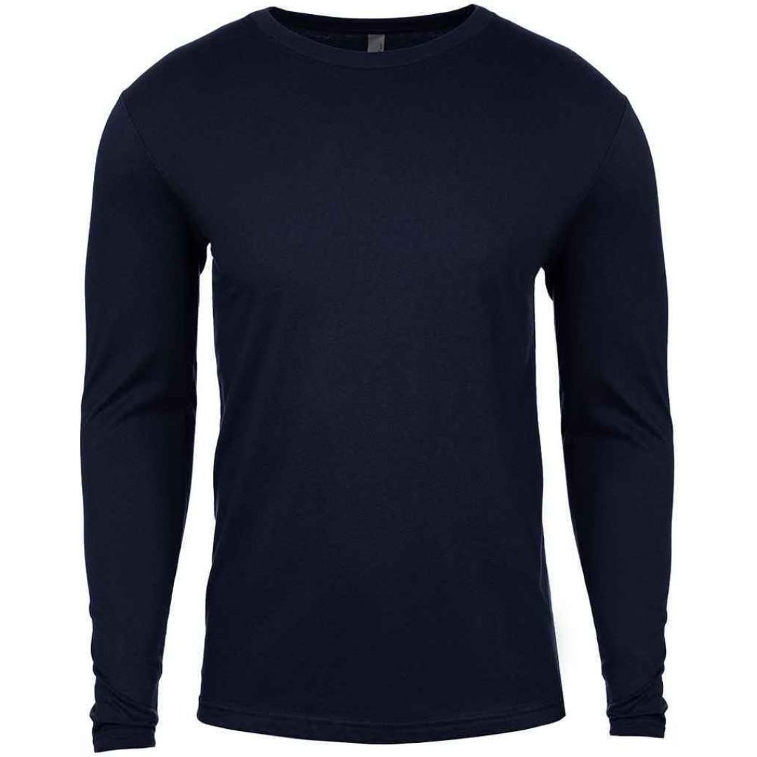 Next Level Apparel Cotton Long Sleeve Crew Neck T-Shirt