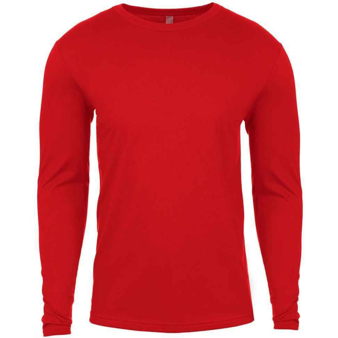 Next Level Apparel Cotton Long Sleeve Crew Neck T-Shirt