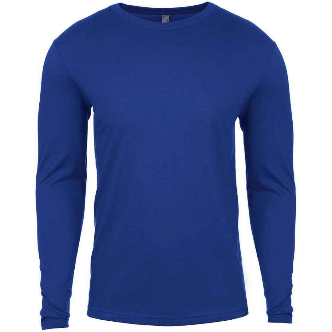 Next Level Apparel Cotton Long Sleeve Crew Neck T-Shirt