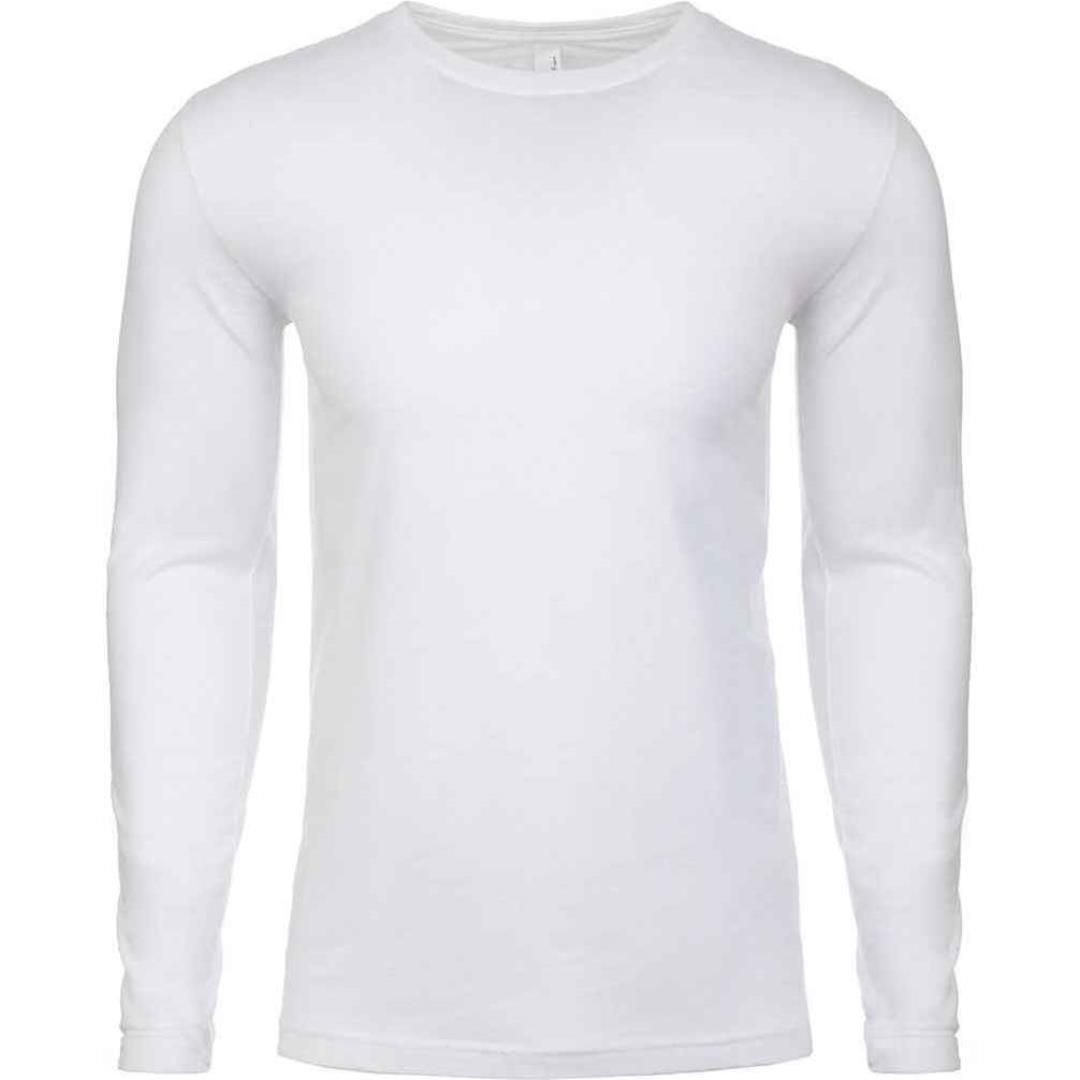 Next Level Apparel Cotton Long Sleeve Crew Neck T-Shirt