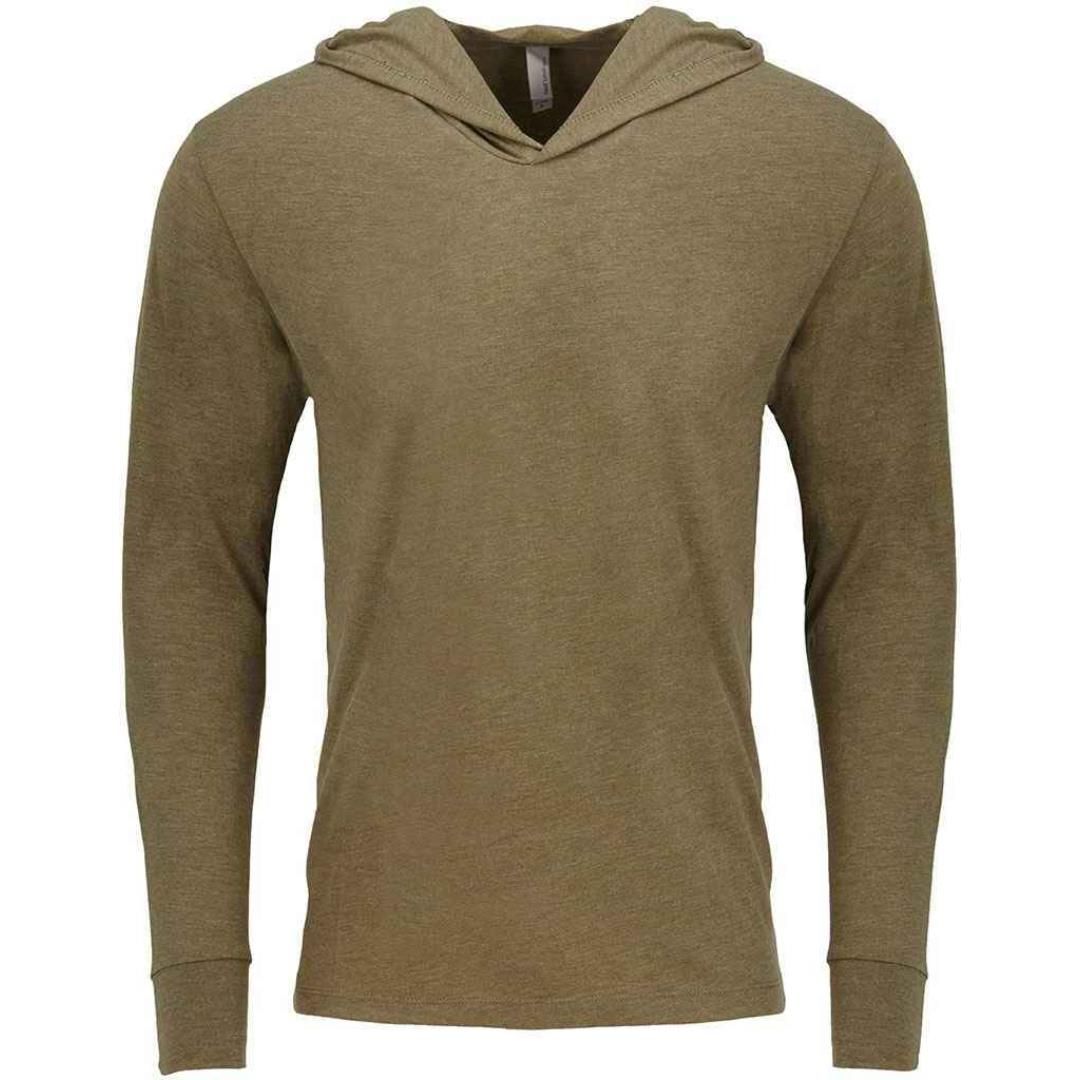 Next Level Apparel Unisex Tri-Blend Long Sleeve T-Shirt Hoodie