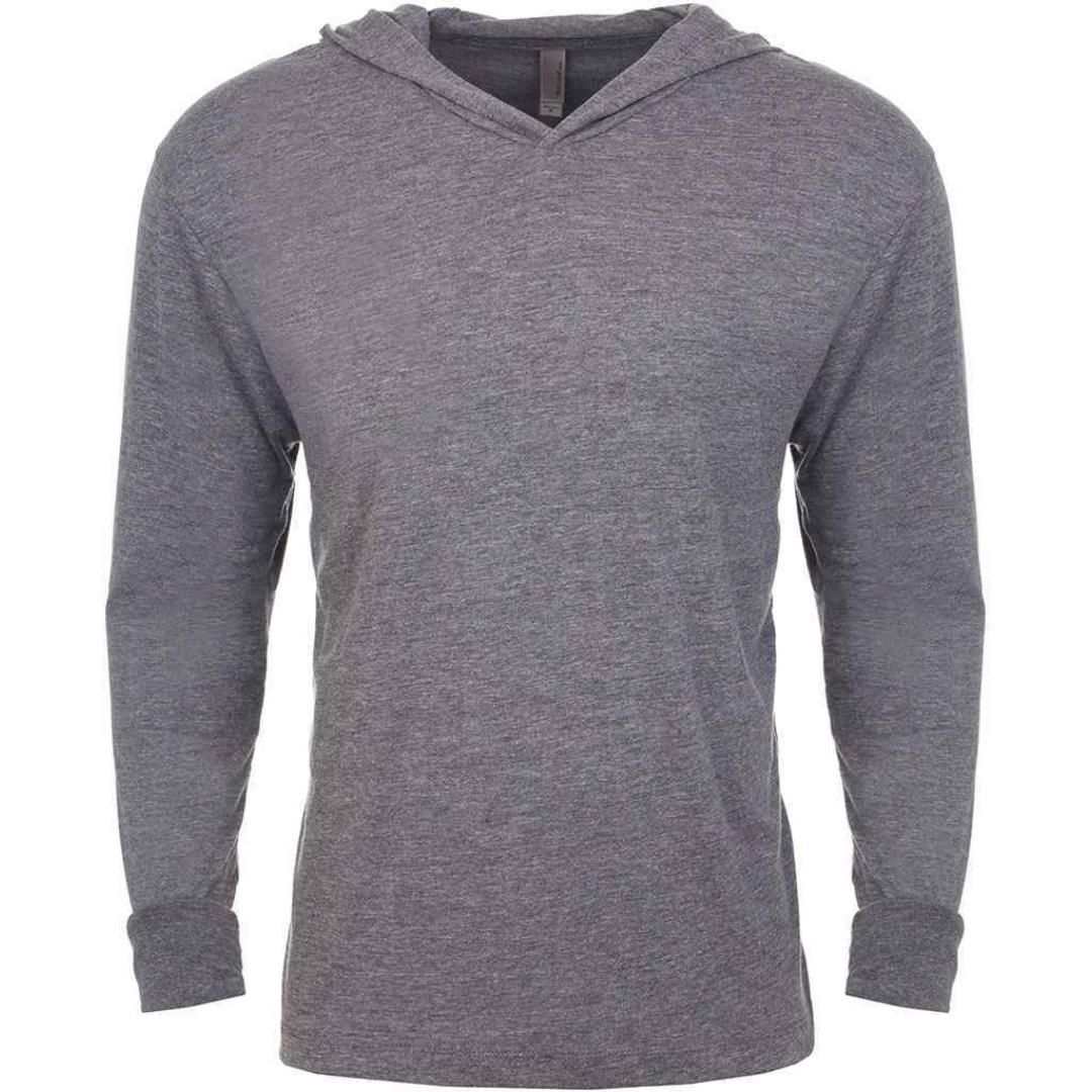 Next Level Apparel Unisex Tri-Blend Long Sleeve T-Shirt Hoodie