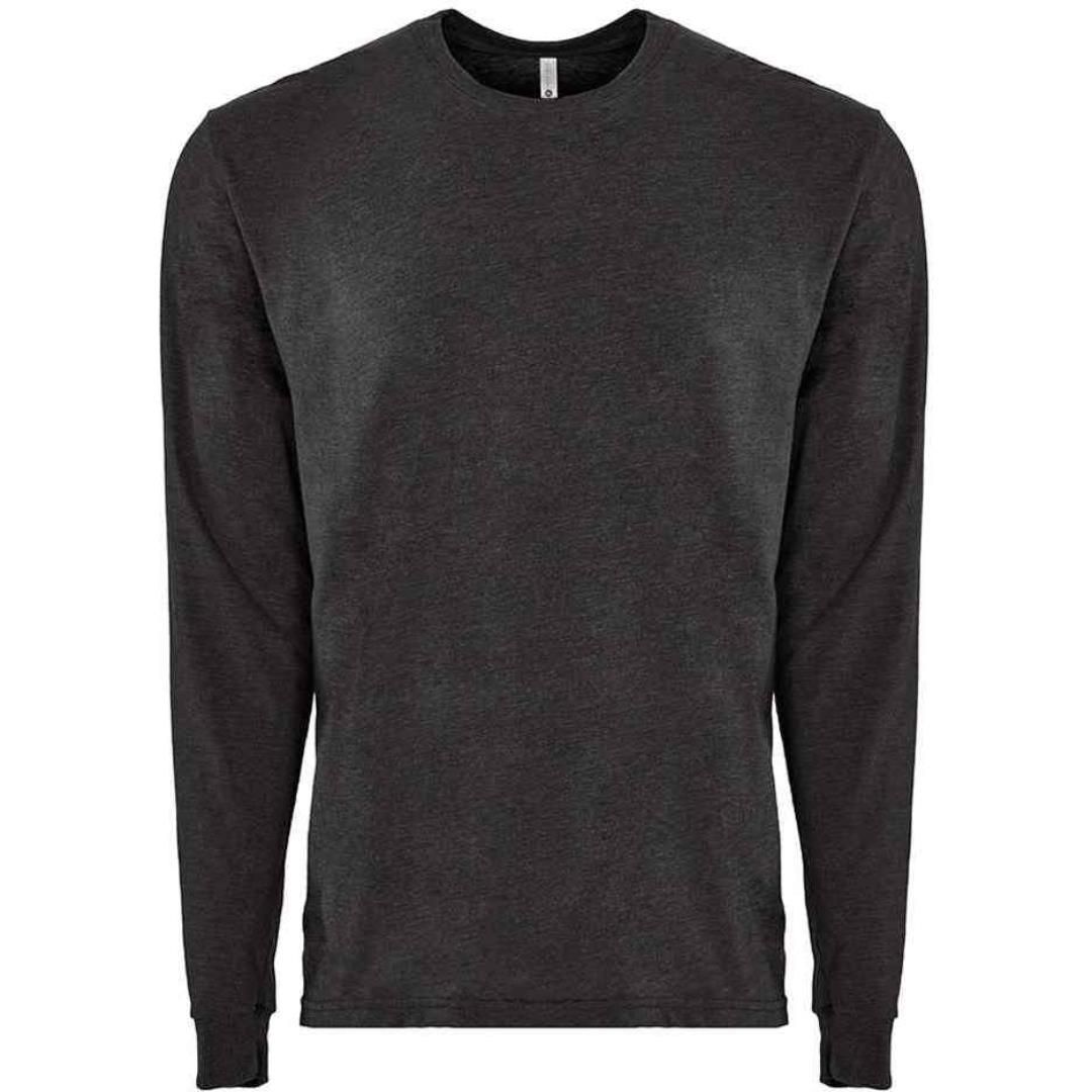 Next Level Apparel Unisex Sueded Long Sleeve Crew Neck T-Shirt