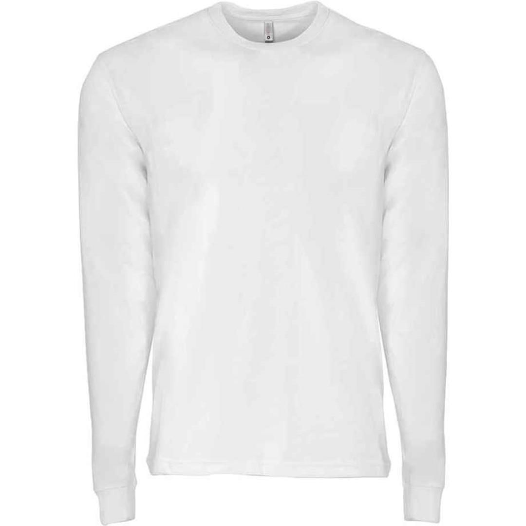 Next Level Apparel Unisex Sueded Long Sleeve Crew Neck T-Shirt