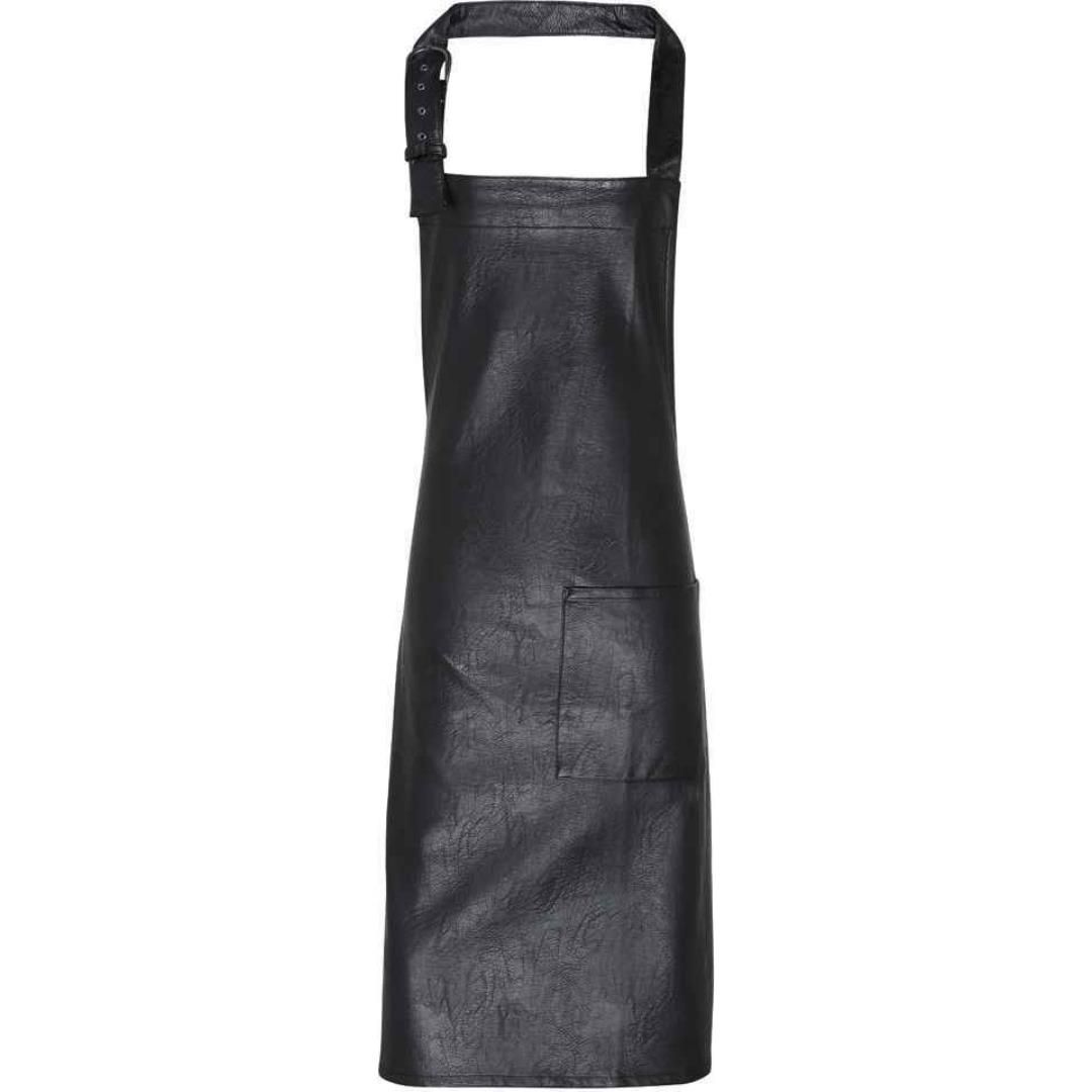 Premier Faux Leather Bib Apron