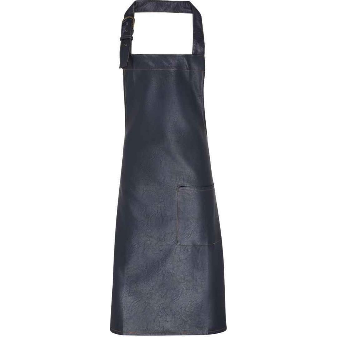 Premier Faux Leather Bib Apron