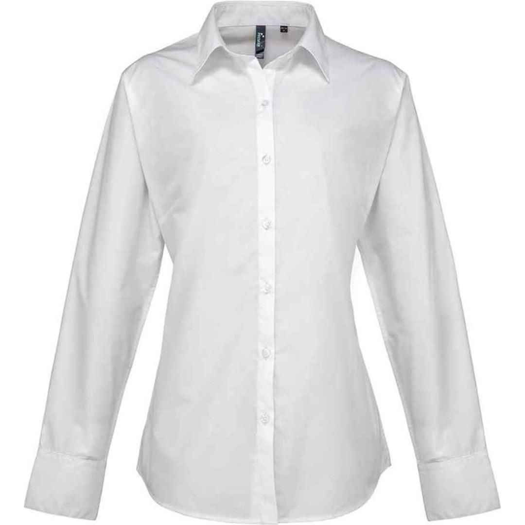 Premier Ladies Supreme Long Sleeve Poplin Shirt