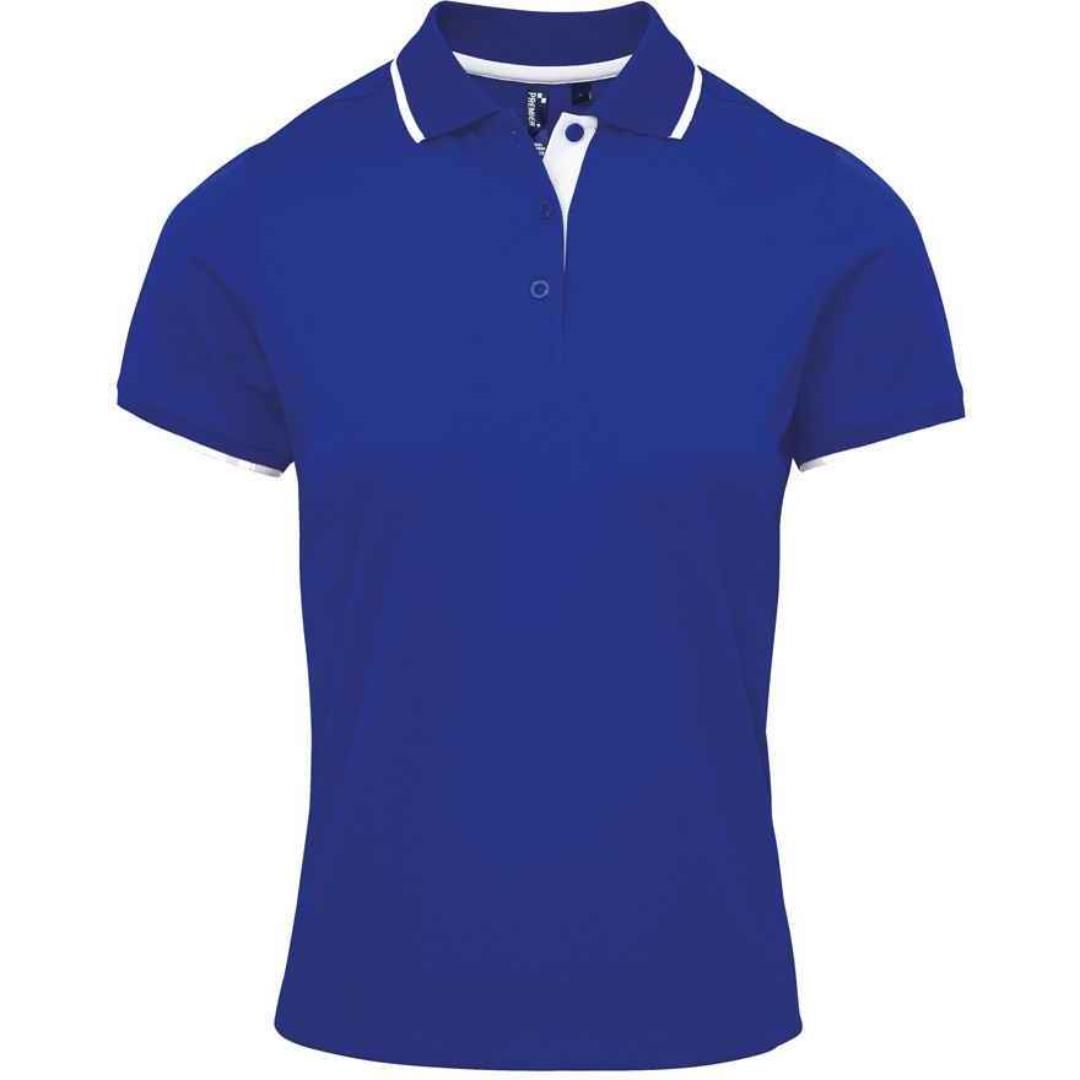 Premier Ladies Contrast Coolchecker® Piqué Polo Shirt