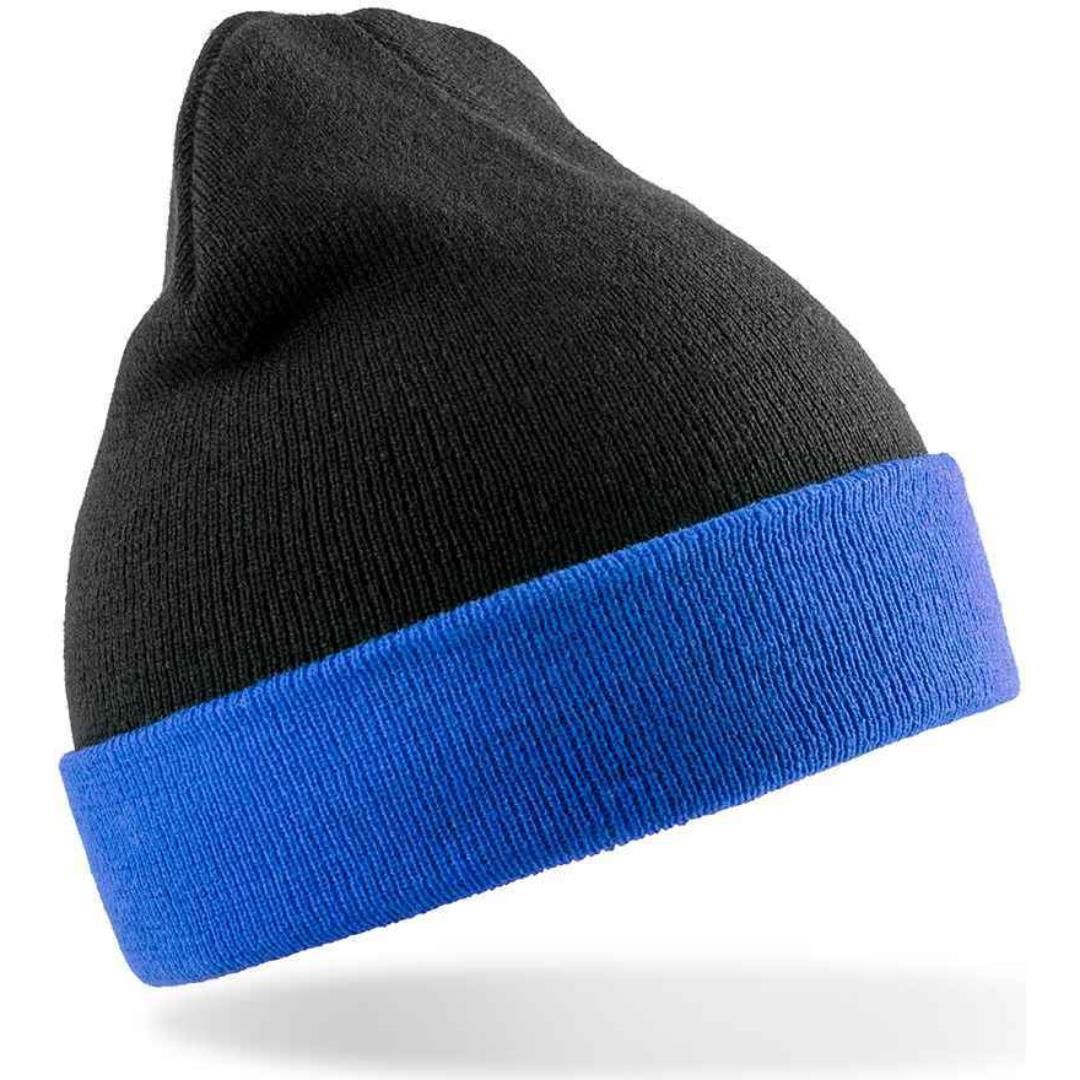 Result Genuine Recycled Black Compass Beanie