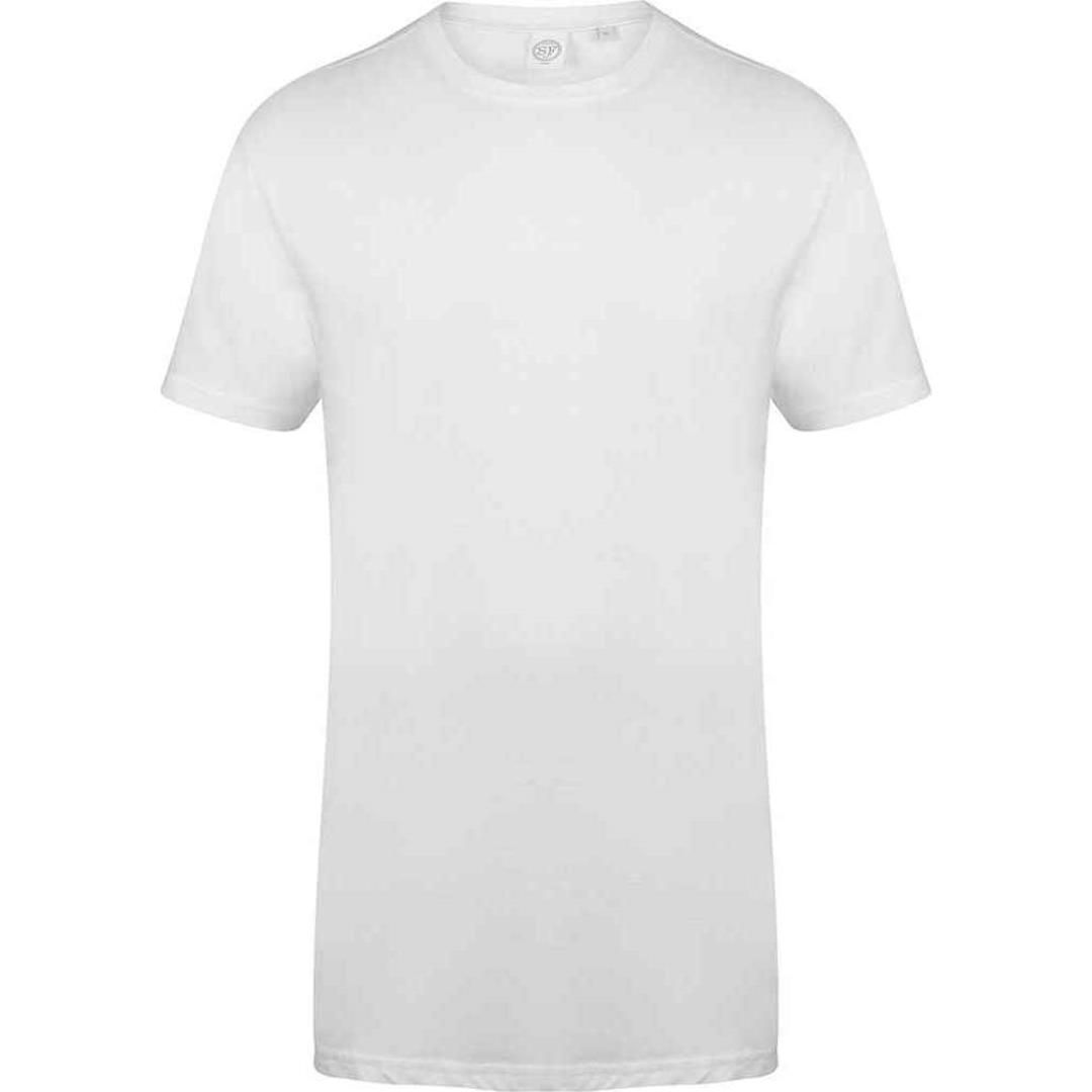 SF Men Longline Dipped Hem T-Shirt