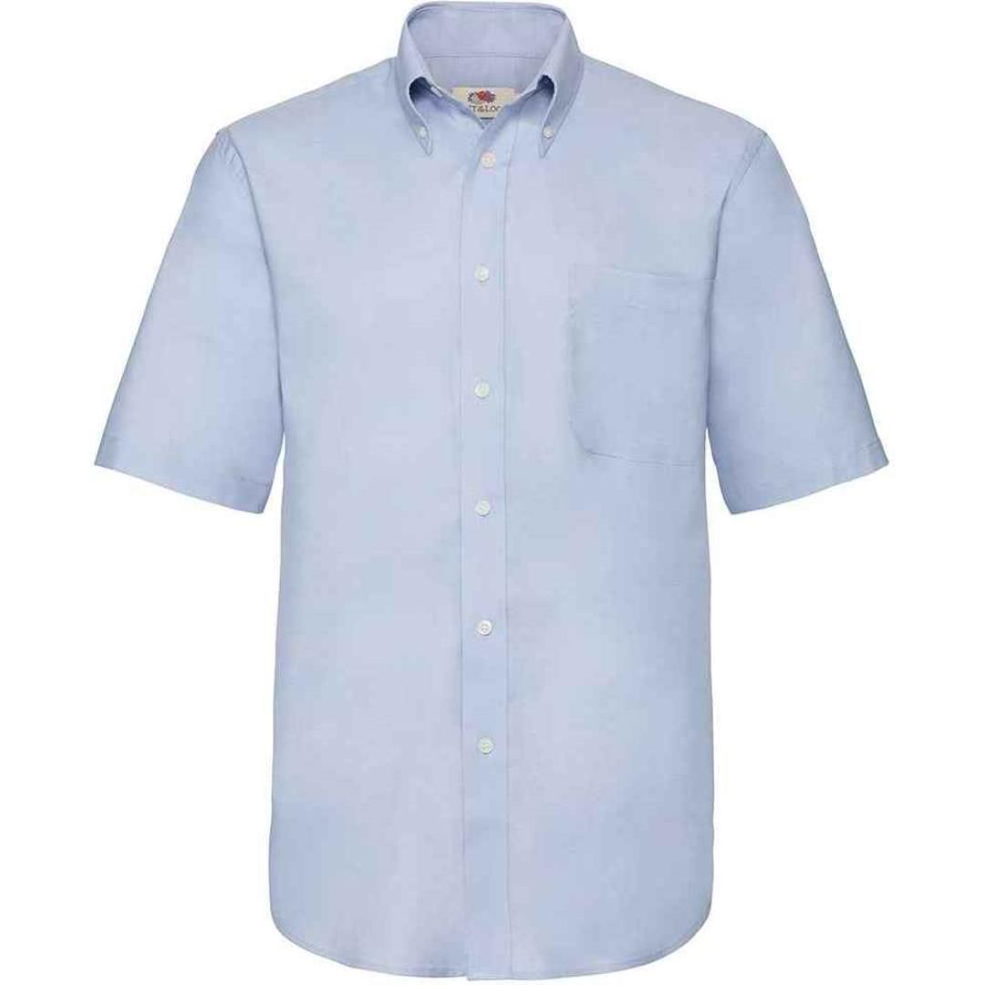 Fruit of the Loom Short Sleeve Oxford Shirt