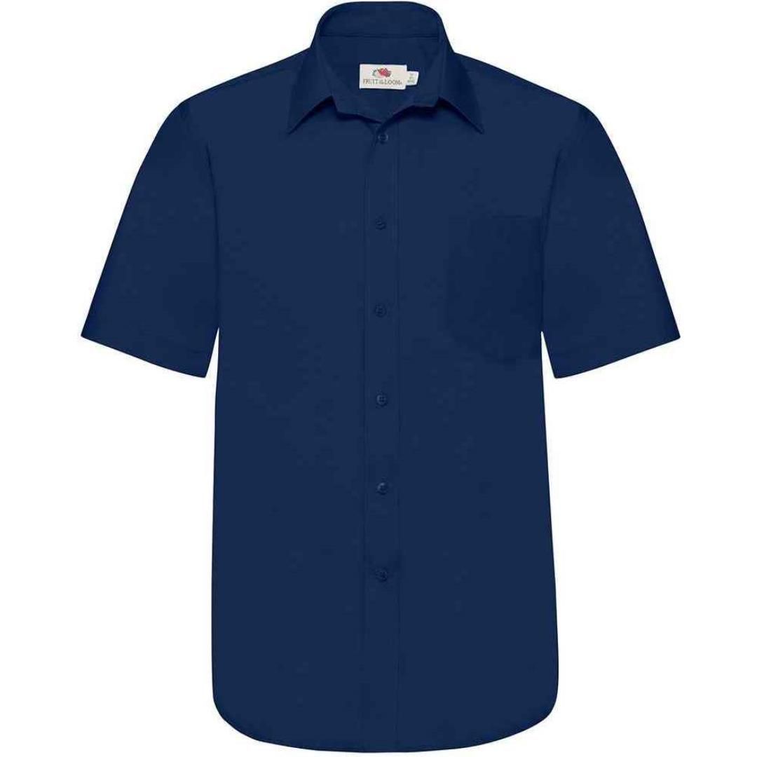 Fruit of the Loom Short Sleeve Poplin Shirt