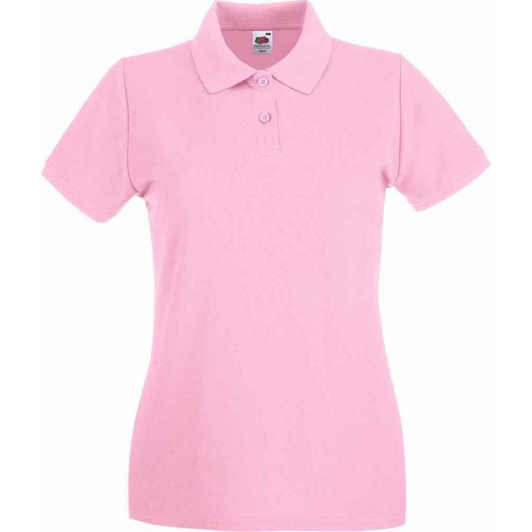 Fruit of the Loom Lady-Fit Premium Cotton Piqué Polo Shirt