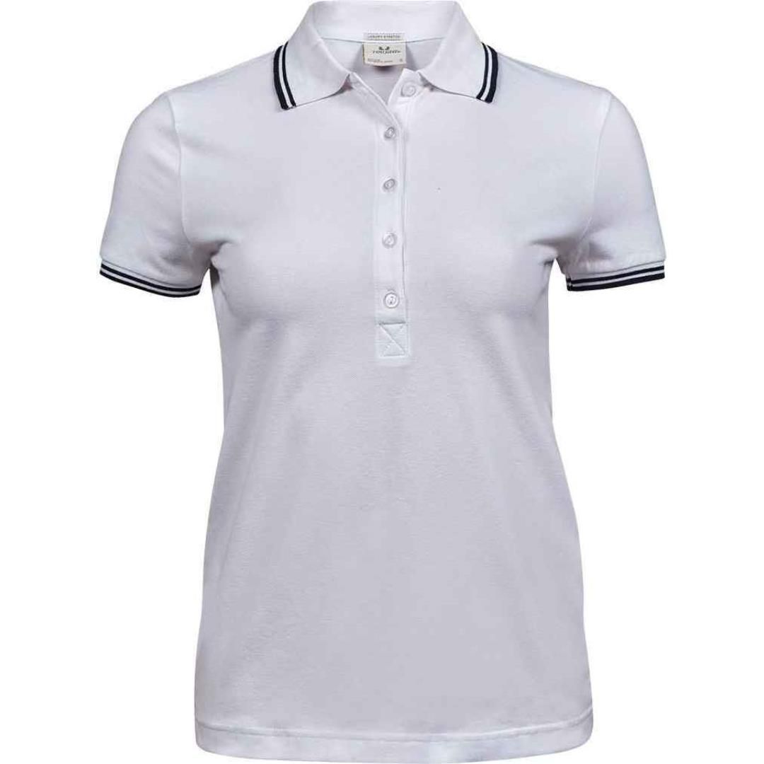 Tee Jays Ladies Luxury Stretch Tipped Polo Shirt
