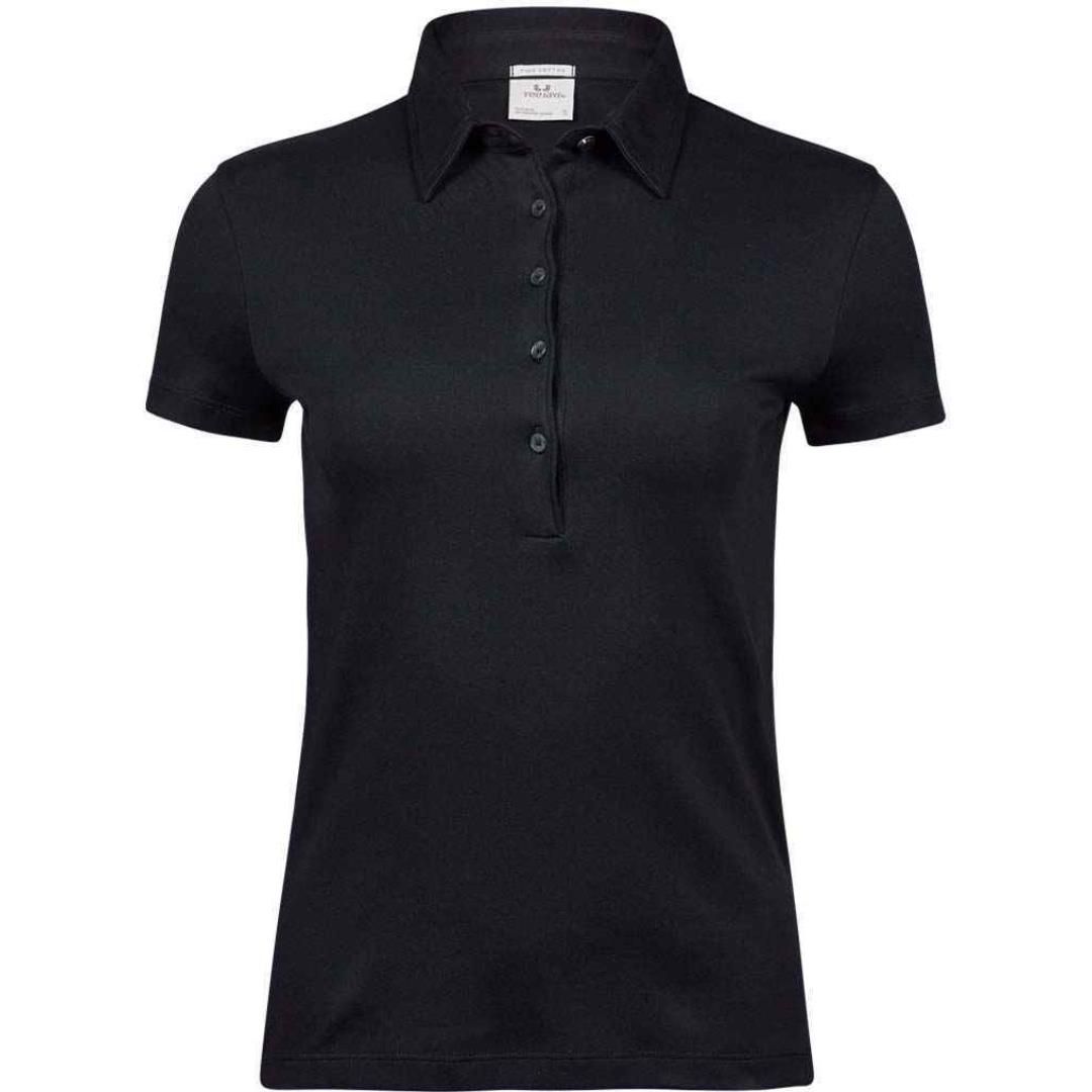 Tee Jays Ladies Pima Cotton Interlock Polo Shirt