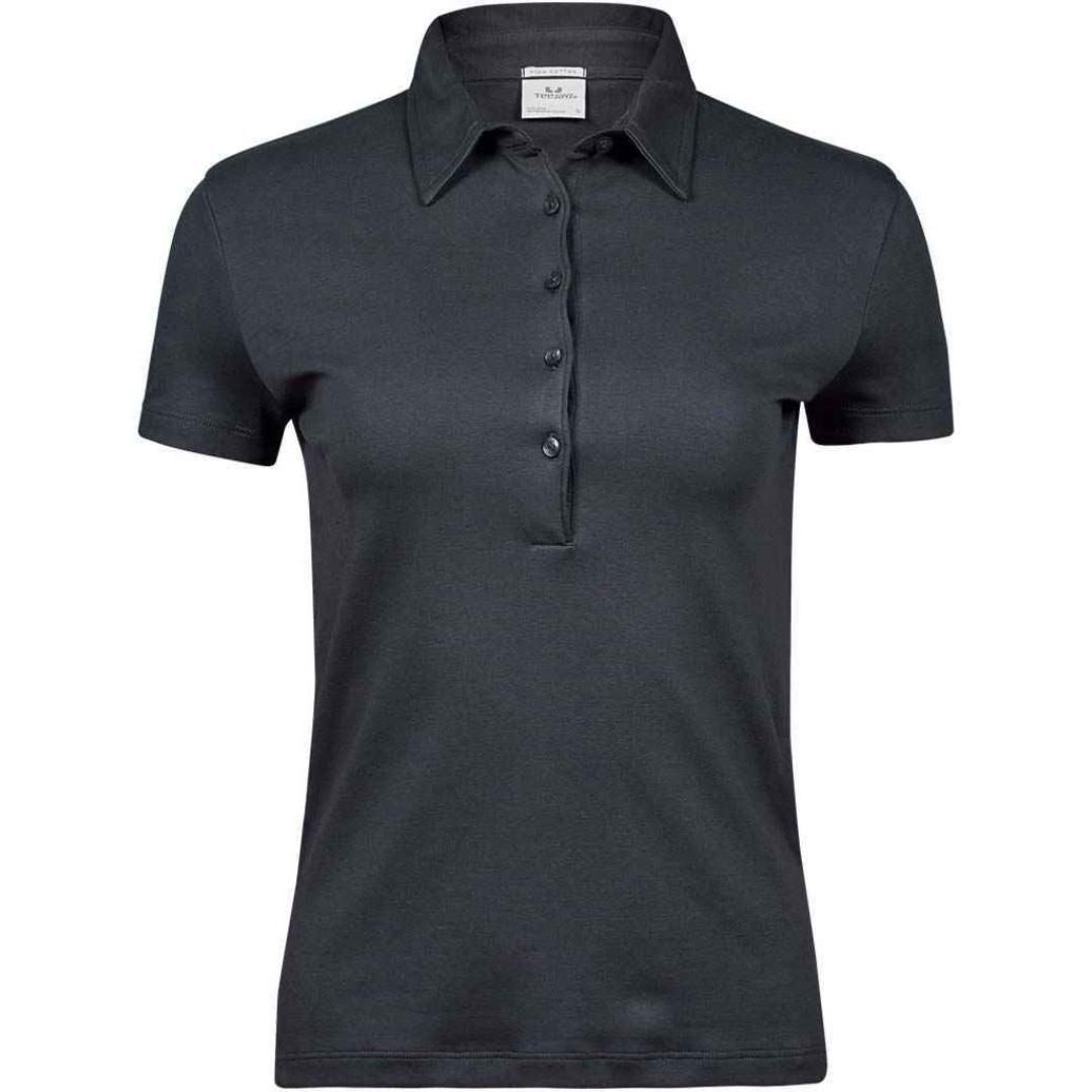 Tee Jays Ladies Pima Cotton Interlock Polo Shirt