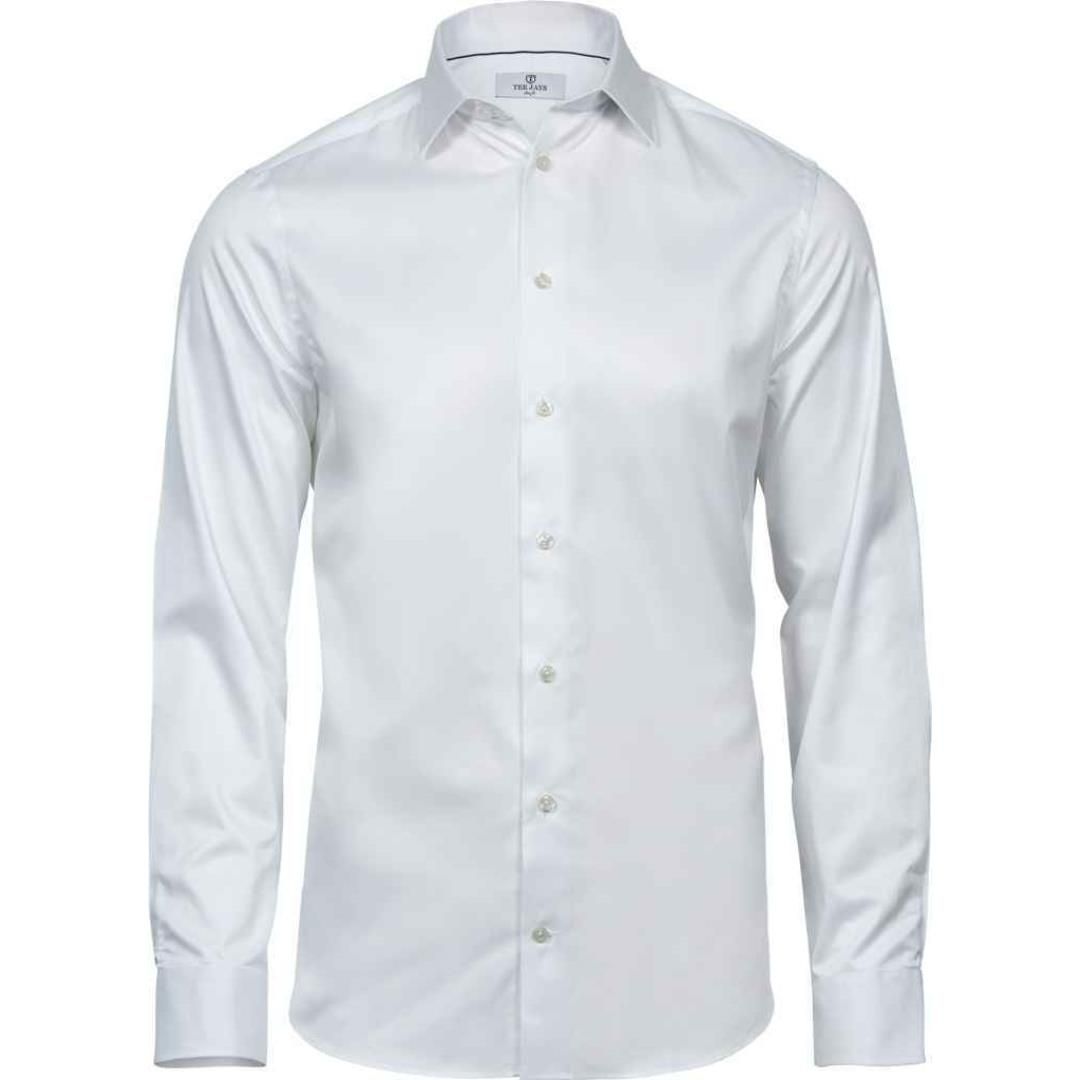 Tee Jays Luxury Slim Fit Long Sleeve Oxford Shirt