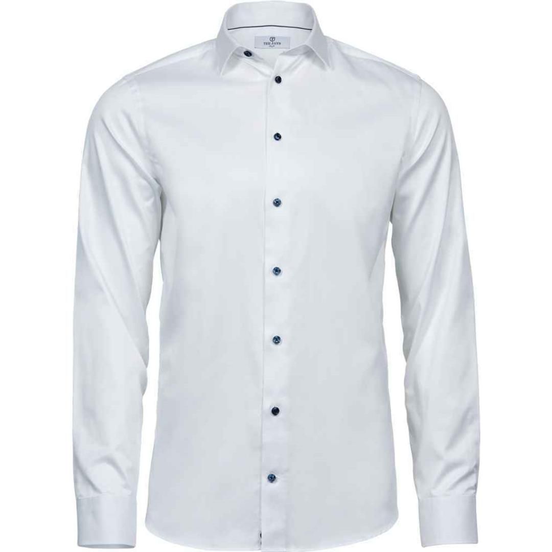 Tee Jays Luxury Slim Fit Long Sleeve Oxford Shirt