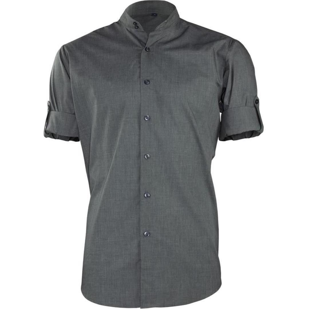 AF17GM - Cross-Dye Roll Sleeve Shirt