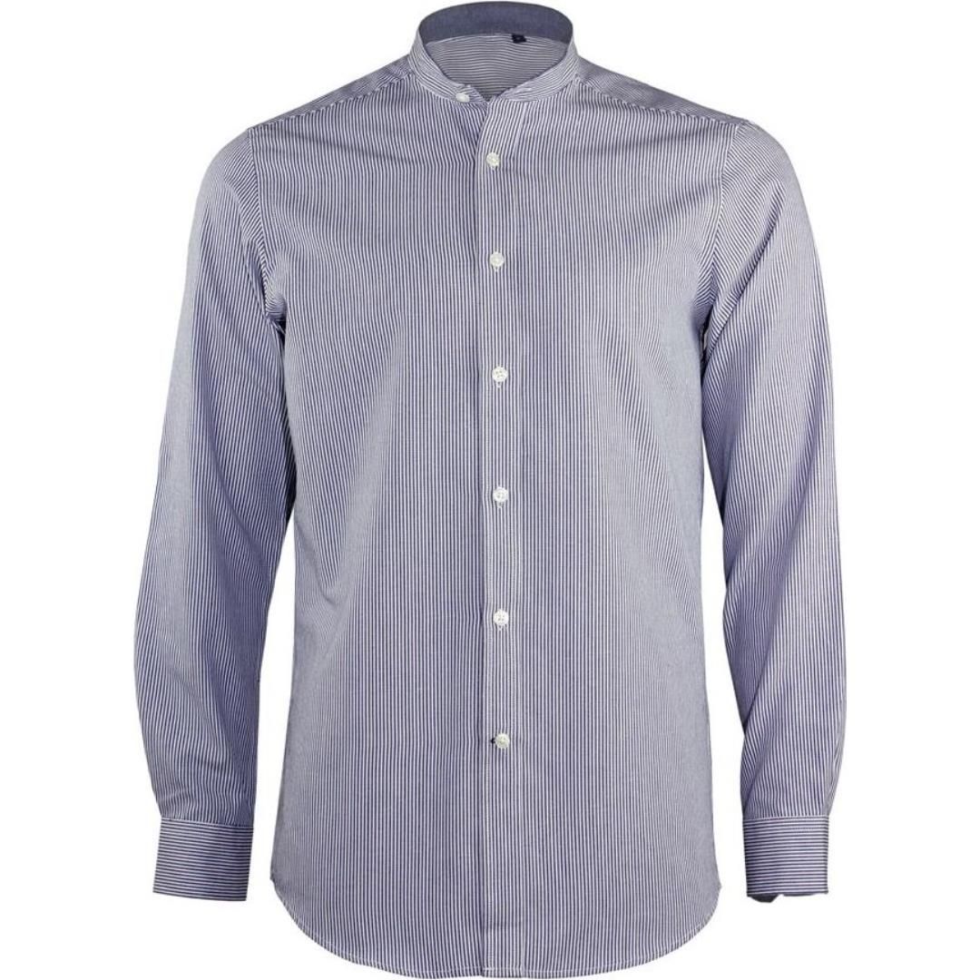 AF38GM - Long Sleeve Striped Oxford Shirt